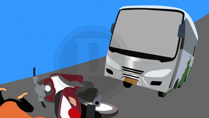 Dihantam Bus, Karyawati RSOP Ciamis Koma