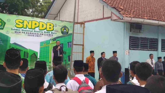 Diikuti Pelajar dari Berbagai Daerah, MAN 1 Darussalam Ciamis Laksanakan SNPDB MAN-PK