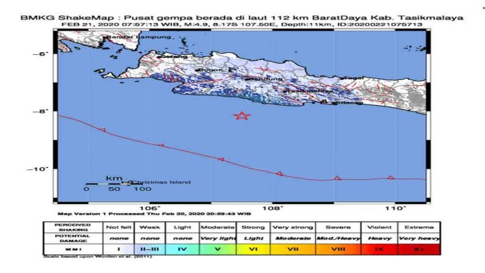 Gempa Bumi di Tasik, Getarannya Dirasakan Warga Ciamis