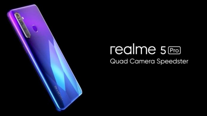 HP Realme 5 Pro dibekali sederet spesifikasi mumpuni dan menjadi smartphone pertama Realme yang mengusung quad camera belakang.