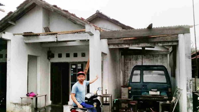 Angin Puting Beliung Terjang Langensari