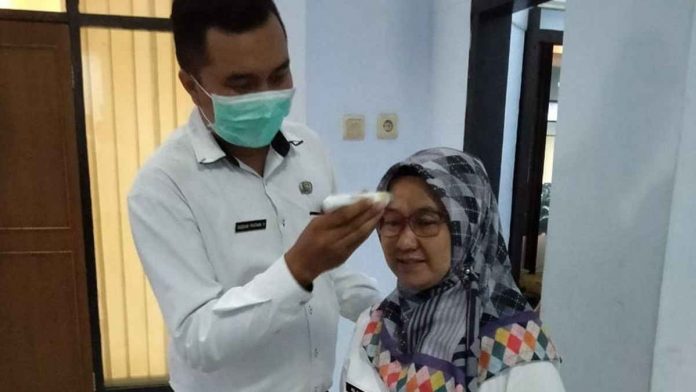 Antisipasi Corona, Sebelum Rapat ASN Ciamis di Cek Kesehatan