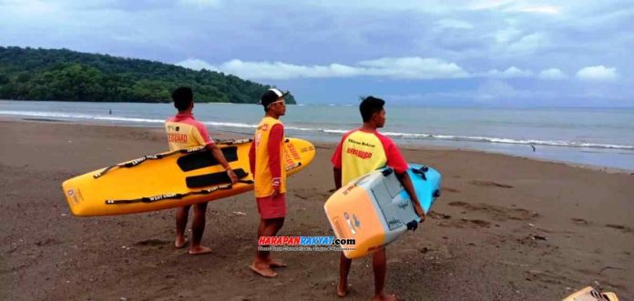 Semua Obyek Wisata Ditutup, Tim Balawista Pangandaran Tetap Siaga