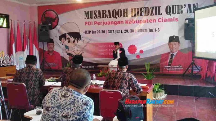 DPC PDI Perjuangan Ciamis Gelar Musabaqoh Hifdzil Qur`an