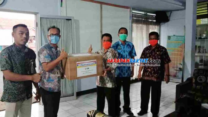 Gugus Tugas Covid-19 Ciamis Terima Ribuan Bantuan Masker dari Indomaret Cirebon