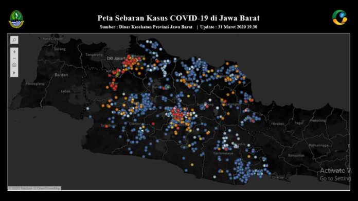 Jumlah Pasien Virus Corona di Jabar