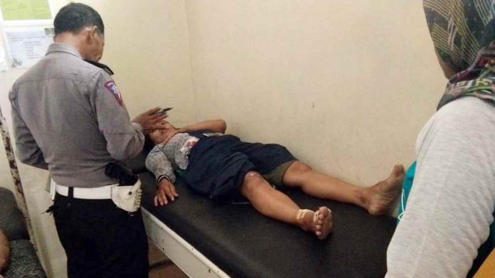korban Lakalantas Motor vs Truk