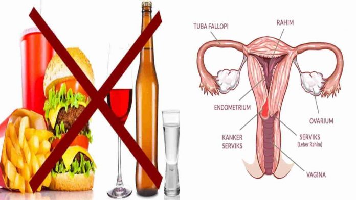 Makanan Penyebab Kanker Serviks Perlu Anda Waspadai