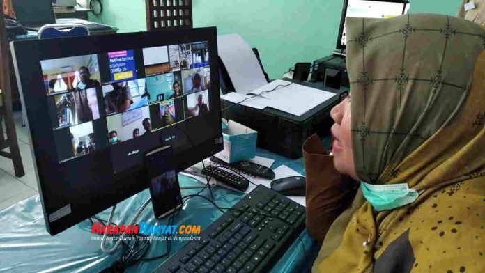 Perkembangan Covid-19 di Ciamis Dipantau Lewat Telekonferen