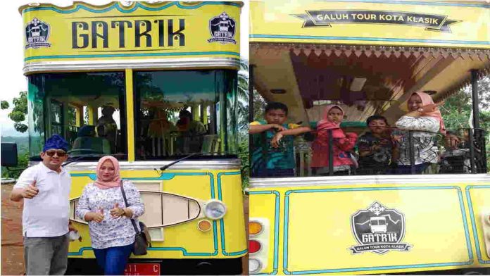 Selain Berkeliling Kota Ciamis, Bus Gatrik Ajak Wisatawan ke Sayang Kaak