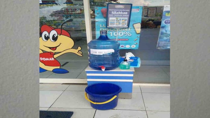 Toko Modern di Ciamis, Diimbau Sediakan Fasilitas Cuci Tangan