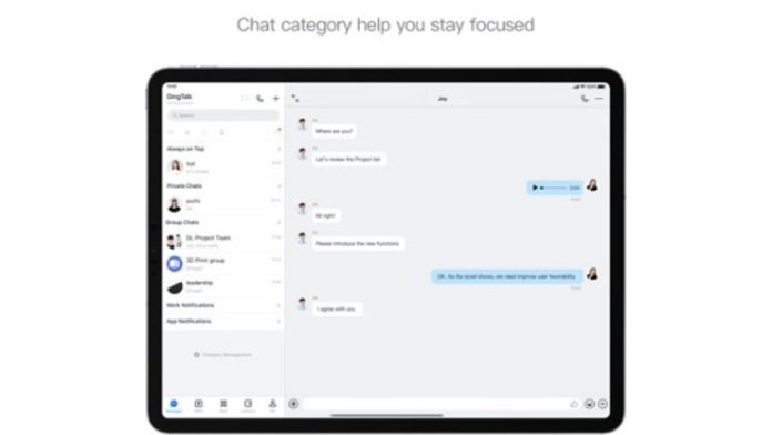Aplikasi DingTalk Lite