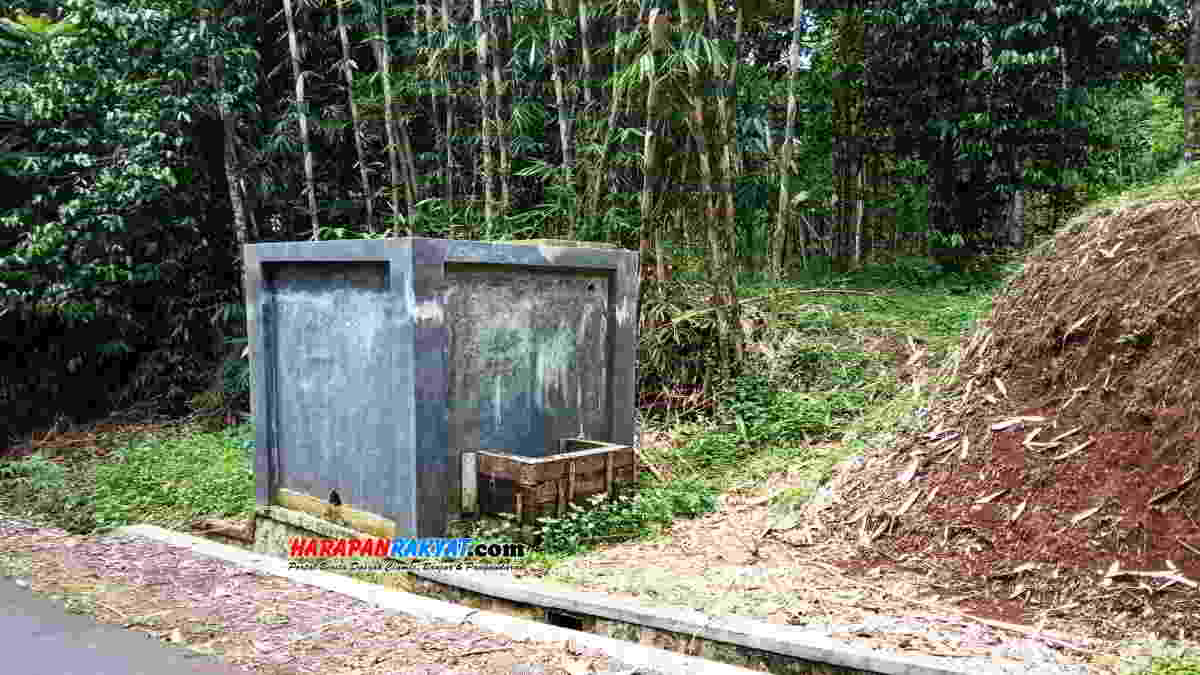 Mubazir Bangunan Bak Penampungan Air  di Cipaku Ciamis Tak 