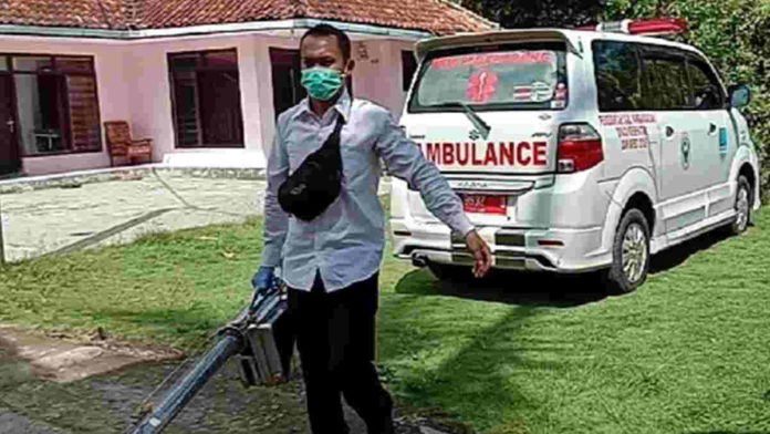 Cegah DBD Puskesmas Padaherang Pangandaran Lakukan Fogging