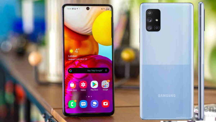 gambar HP Samsung Galaxy A71