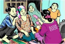 Ilustrasi Bank Emok