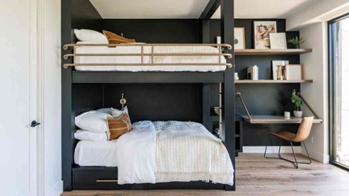 Kamar Tidur dengan Bunk Bed, Memberikan Kenyamanan dan Multifungsi