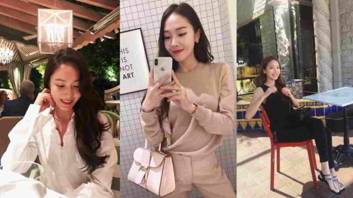 Rekomendasi outfit kerja casual tapi tetap rapi ala Jessica Jung. Photo: Net/Ist.