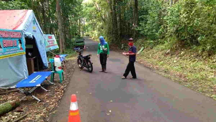 Perketat Masuk Pendatang, Posko Covid-19 Langkaplancar Pangandaran Mulai Beroperasi