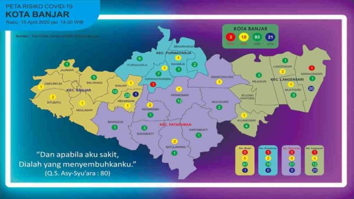 Update Corona Kota Banjar 15 April