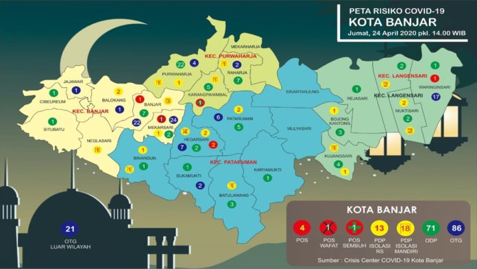 Update Corona Kota Banjar 24 April