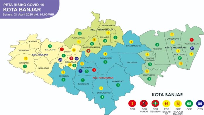 Update Corona Kota Banjar 21 April