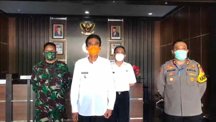 positif corona di kota banjar