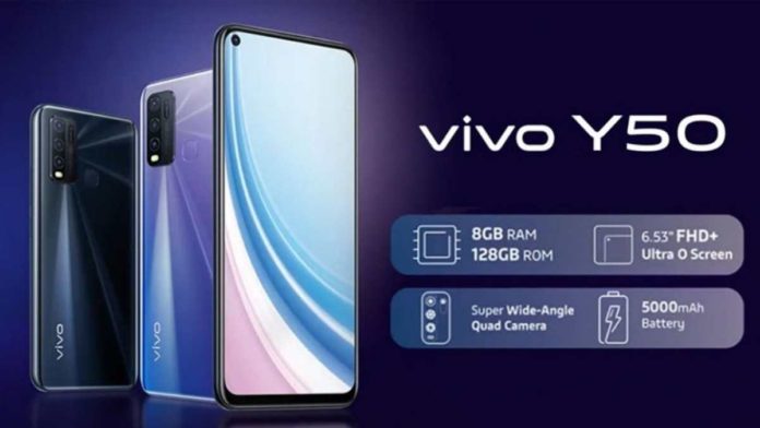 Harga HP Vivo Y50 Terbaru 2020 Berikut Spesifikasinya