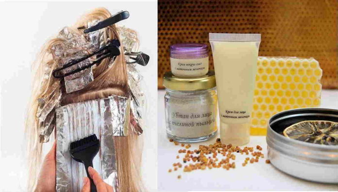masker rambut alami