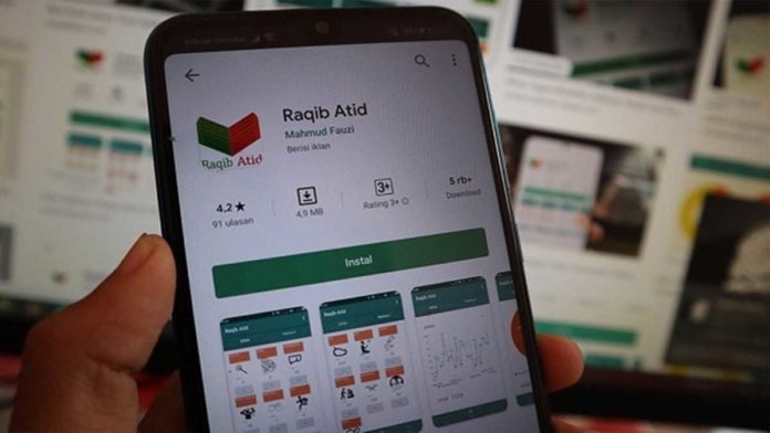 Aplikasi Raqib Atid Hilang