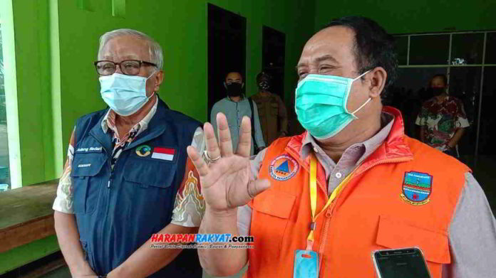 Bupati Pangandaran, H. Jeje Wiradinata, di dampingi Wakil Bupati Pangandaran, H. Adang Hadari. Foto: Entang SR/HR.