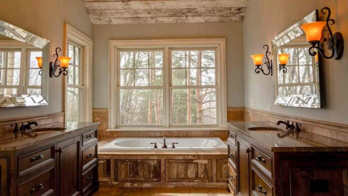 Desain Kamar Mandi Rustic yang Estetik, Berikut Inspirasinya