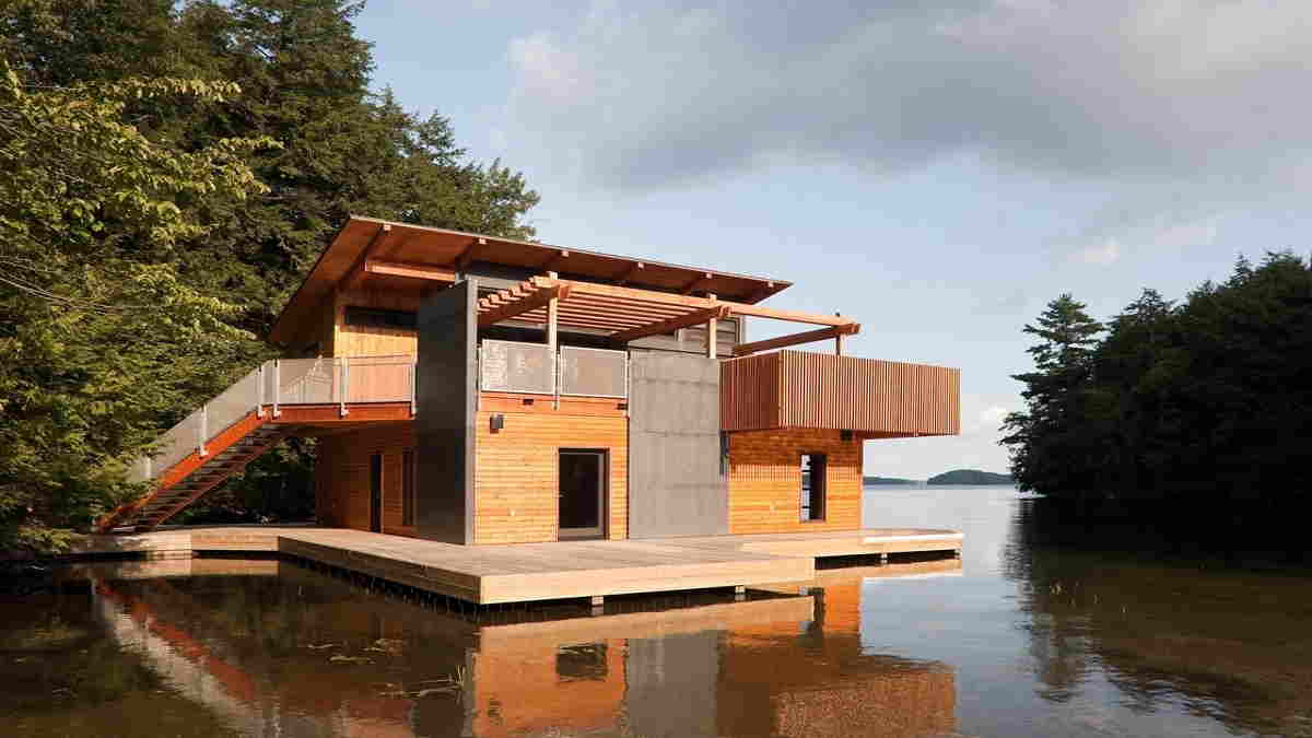 Desain Rumah Apung