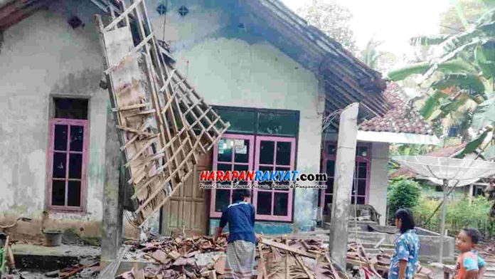 Guncangan Gempa Kemarin Merusak Satu Rumah Warga di Pamarican Ciamis