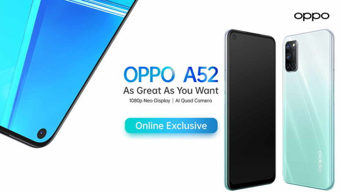 HP Oppo A52 Resmi Meluncur di Indonesia