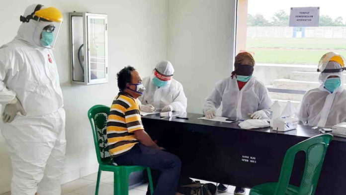 Jalani Karantina di GBP, 14 Pemudik Asal Langensari Banjar Lakukan Rapid Test