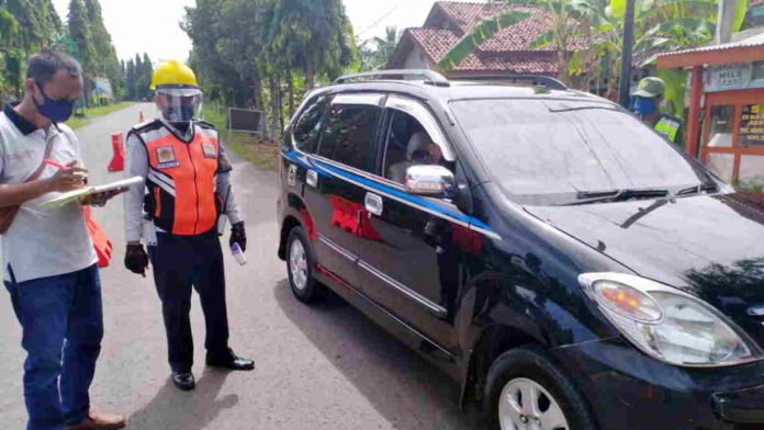 Kendaraan Lakukan Pelanggaran psbb