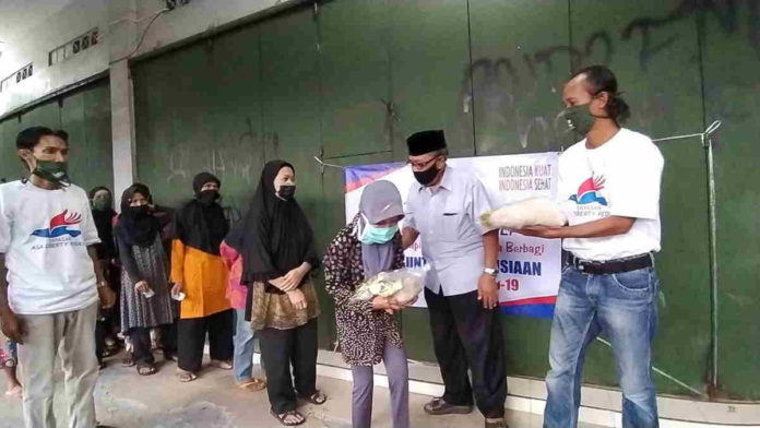 Liberty Peduli Bantu Warga Ciamis Terdampak Wabah Corona