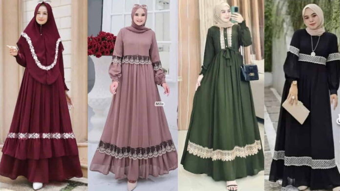 Model Gamis Renda