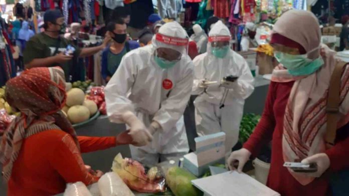 pedagang pasar kota banjar
