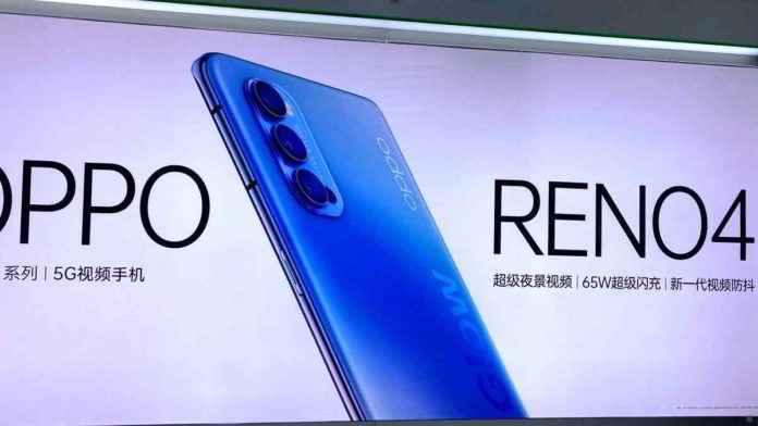 HP Oppo Reno4. Foto: Net/Ist.
