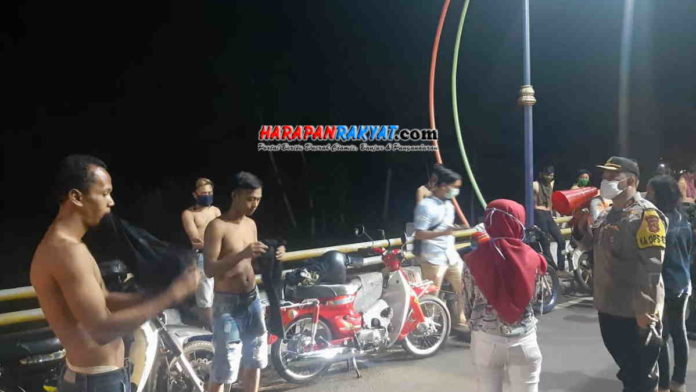 pemuda mabuk saat Malam Takbir di kota banjar