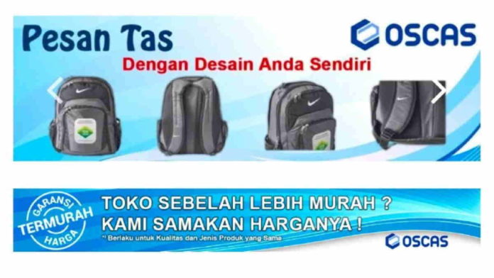 Desain Tas Professional dari Oscas, Bisa Desain Sesuai Selera - Harapan Rakyat