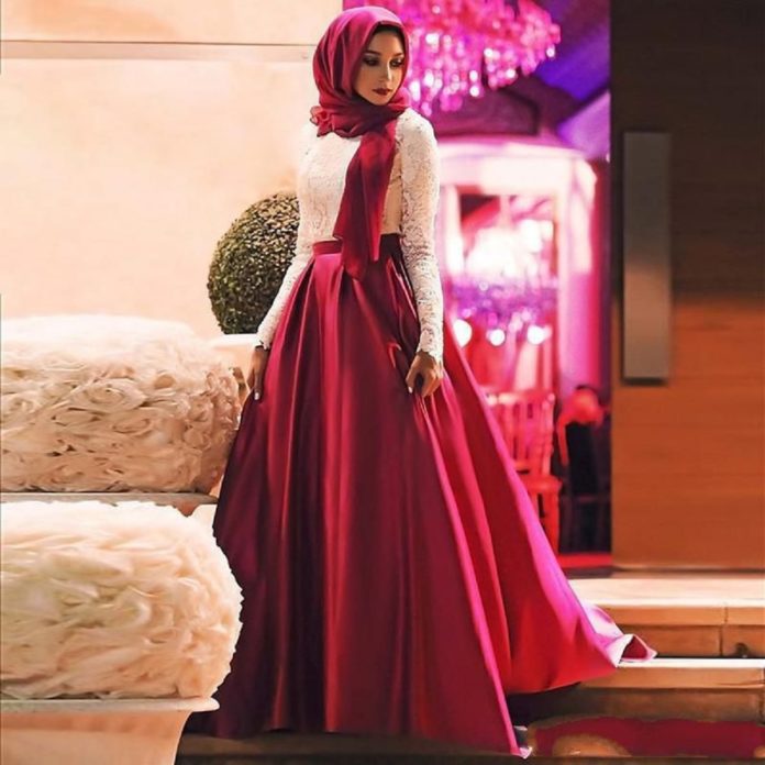 Hijab Long Dress Pesta yang Anggun dan Memukau