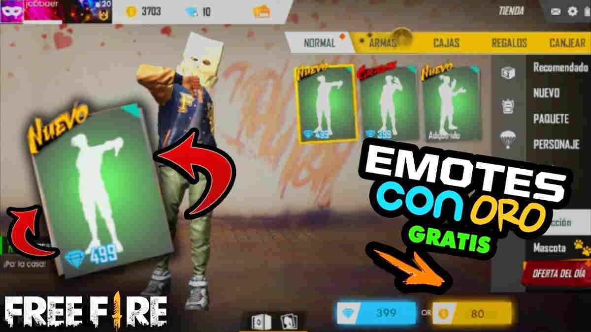 Emote Free Fire Gratis