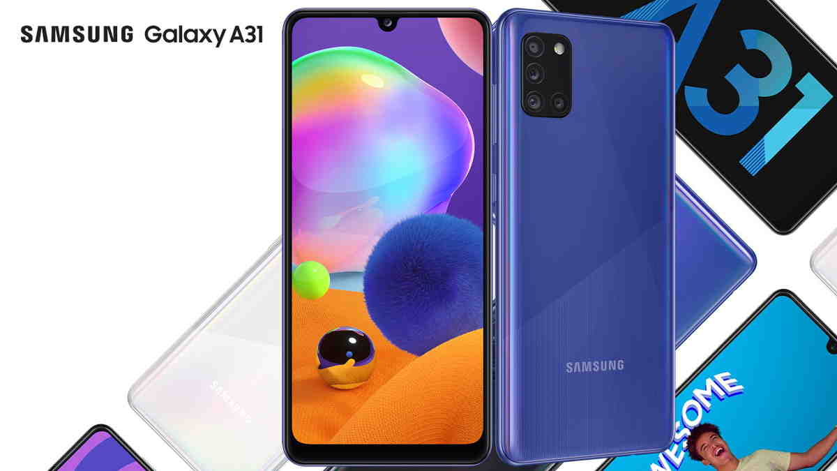 samsung a31 ram and storage