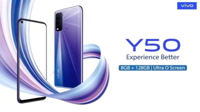 HP Vivo Y50 turun harga. Foto: Net/Ist.
