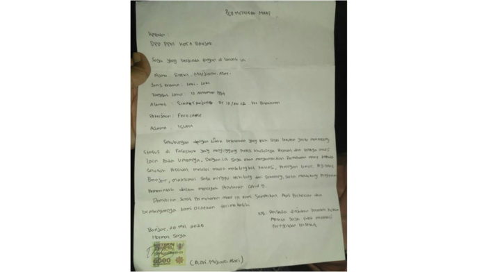 Tebar Ujaran Kebencian Terhadap Tenaga Medis, Warga Kota Banjar Ini Akhirnya Meminta Maaf