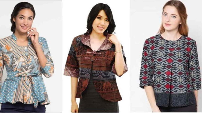 Blus Batik Modern