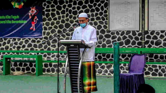 Bupati Ciamis Salat Idul Adha di Lapang Tenis Pendopo, Ini Alasannya!